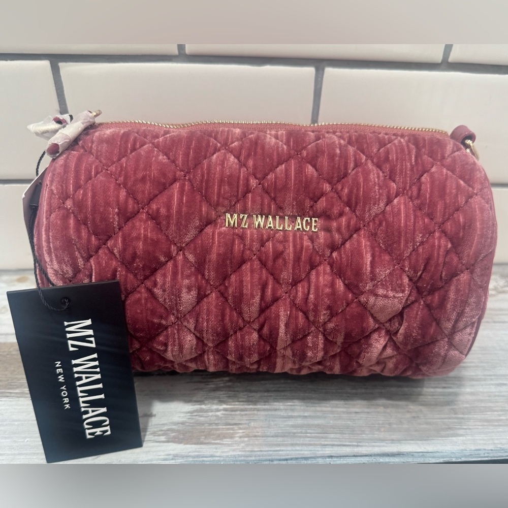 MZ Wallace Quilted Velvet Clutch - NWT!!